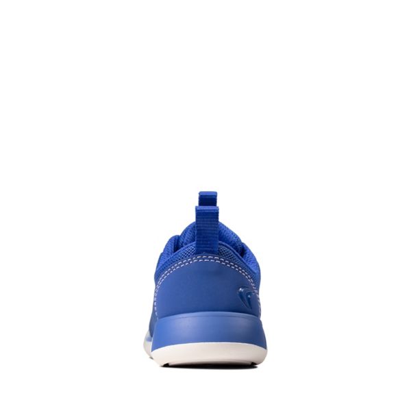 Clarks Girls Suburb Spark Toddler Trainers Blue | CA-6982154